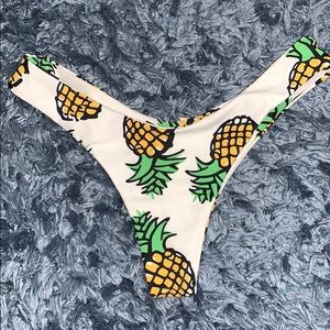 Cheeky pineapple bikini bottoms